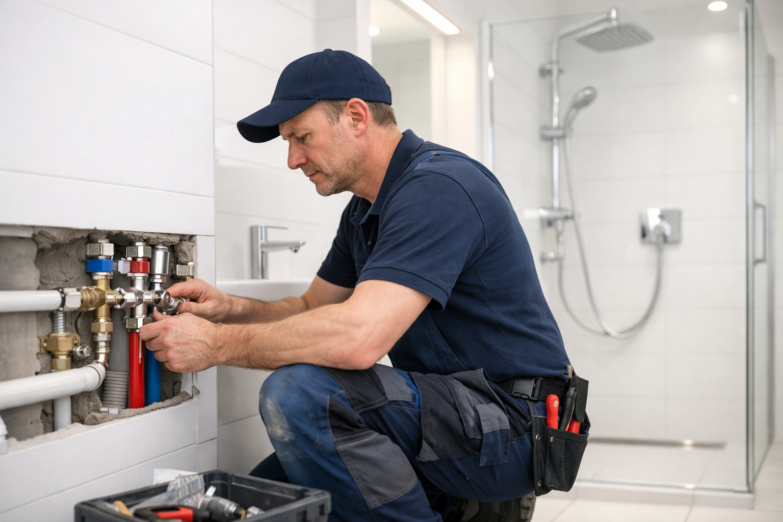 Illustration: Sanitärinstallation